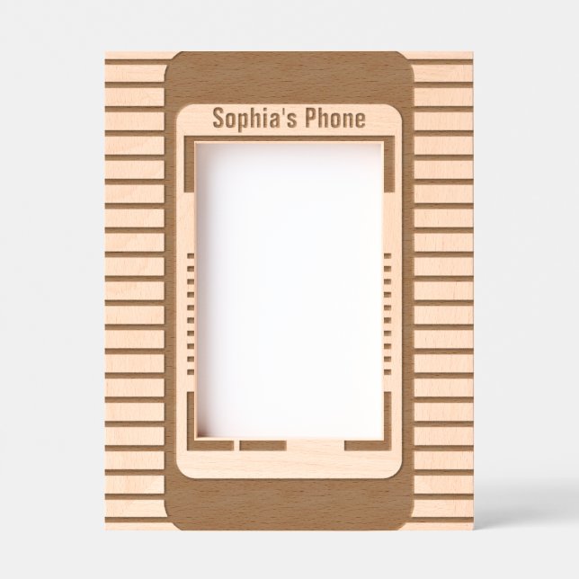 Quadros gravados com Design de smartphone (Front)
