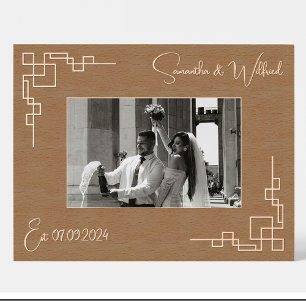 Quadros Personalizados de Madeira para Casamento G