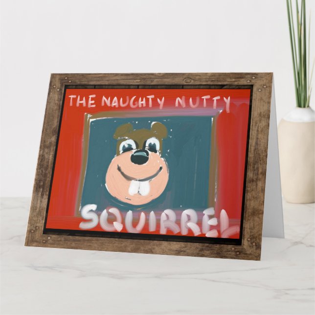 Quadrrel Happy Birthday - Grande Cartão de Saudaçã (Frente)