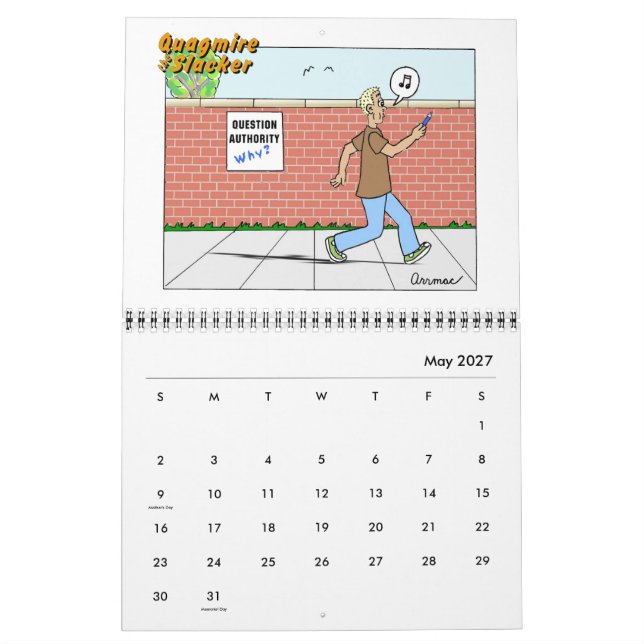 Quagmire 2018 o Calendário do Slacker (Maio 2027)