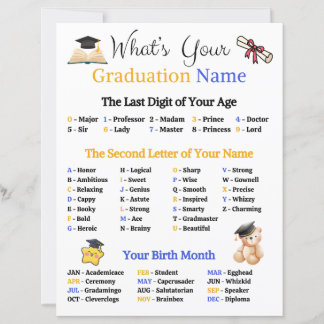 Qual é o Seu Nome de Formatura Jogo