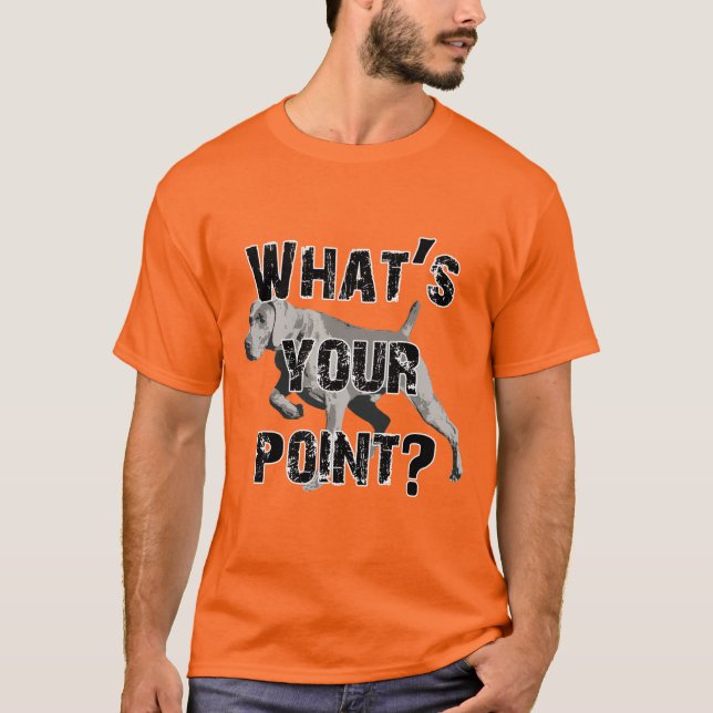 Qual é o seu ponto? Camiseta (Frente)