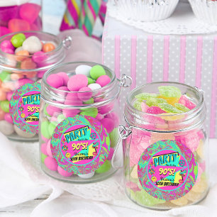 QUALQUER adesivo personalizado festa de aniversári