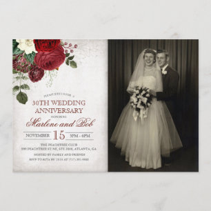 QUALQUER ANO - Convite de Aniversário de Casamento