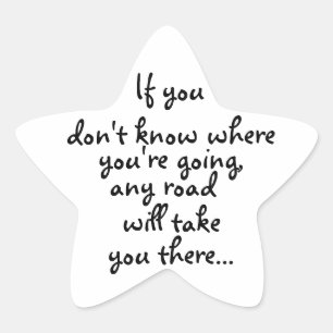 Qualquer autocolante de estrada