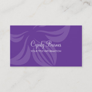 Qualquer Cartão de visita de orquídea colorida