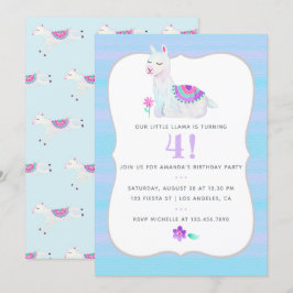 Qualquer Convite de festas de Aniversário de crian