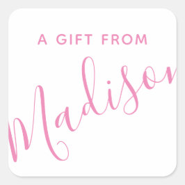 Qualquer Cor - Nome do Script - Adesivos Personali