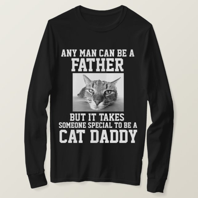 QUALQUER HOMEM PODE SER UM PAI ESPECIAL T-shirts D (Frente do Design)
