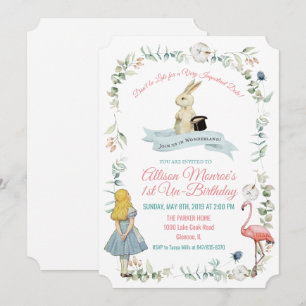 QUALQUER IDADE - Alice no Convite de Aniversário 