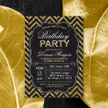 QUALQUER IDADE - Convite à Festa de aniversário do<br><div class="desc">Você só está melhorando com a idade,  então escolha seus convites de festas de aniversários adultos de acordo. Este falso convite inspirado no quadro brilhante vai ajudá-lo a comemorar no estilo.</div>
