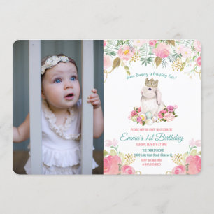 QUALQUER IDADE - Convite de Aniversário de Foto de