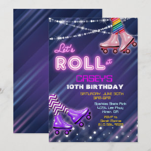 QUALQUER IDADE - Convite de Aniversário do Skate 