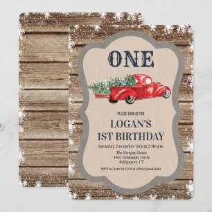 QUALQUER IDADE - Convite de Aniversário do Vintag