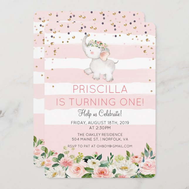 QUALQUER IDADE - Convite de Aniversário para Menin (Frente/Verso)