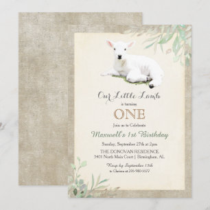 QUALQUER IDADE - Convite de Aniversário para O An