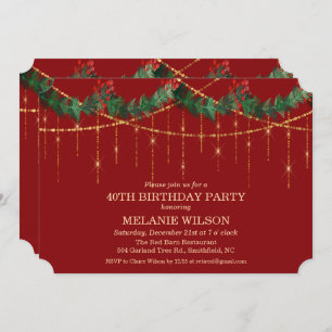 QUALQUER IDADE - Convite de Natal Feriado