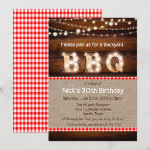 QUALQUER IDADE - Convite para CHURRASCOS de quinta