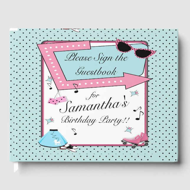 Qualquer Idade, Livro de Convidados de Aniversário (Frente)