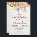 QUALQUER IDADE - outono do outono Sai do Convite d<br><div class="desc">A queda do outono russo deixa o convite de aniversário</div>