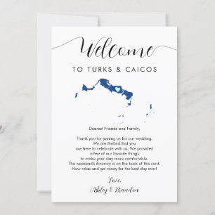 Qualquer Itinerário de Boas-vindas de Turk e Caico