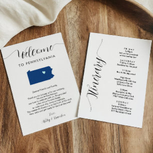 Qualquer Itinerário de Boas-Vindas do Casamento da