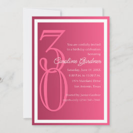 Qualquer Número de Convite de Aniversário Qualquer