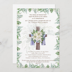 QUALQUER Ordenação Aniversário Convite À Madeira R