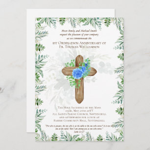 QUALQUER Ordenação Aniversário Convite À Madeira R