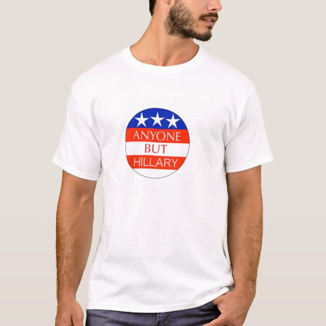Qualquer um mas camisa de Hillary (Frente)