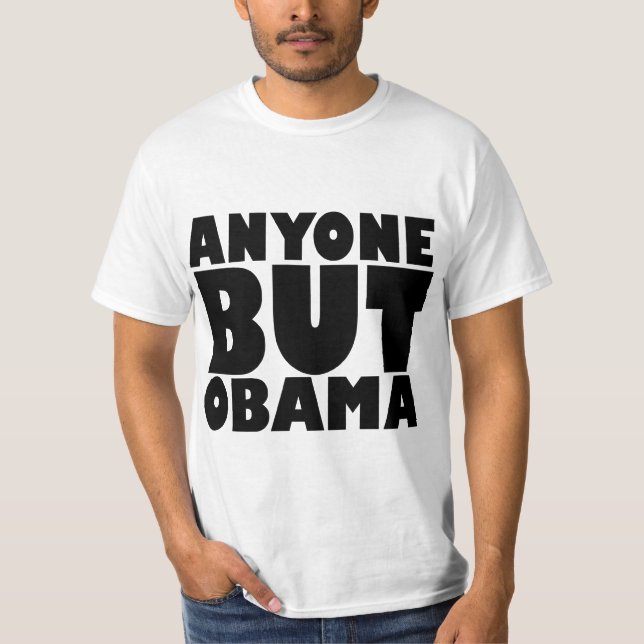 Qualquer um mas t-shirt de Obama (Frente)