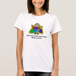 Quando a vida lhe dá sucatas, faça um t-shirt da