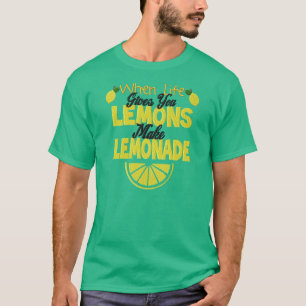 Quando a vida te dá uma camiseta de limões masculi