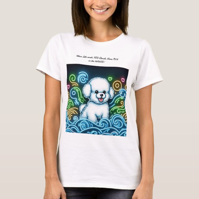 Quando a Vida te manda nuvens para a CAMISA (Frente)