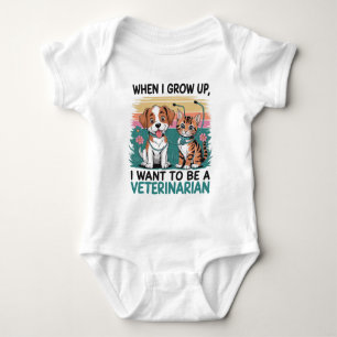 Quando crescer, quero ser uma T-Shirt Veterinária