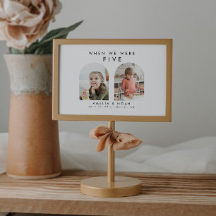 Quando Éramos Números De Mesa De Casamento De Foto