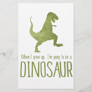 Quando eu crescer, serei um Dinossauro