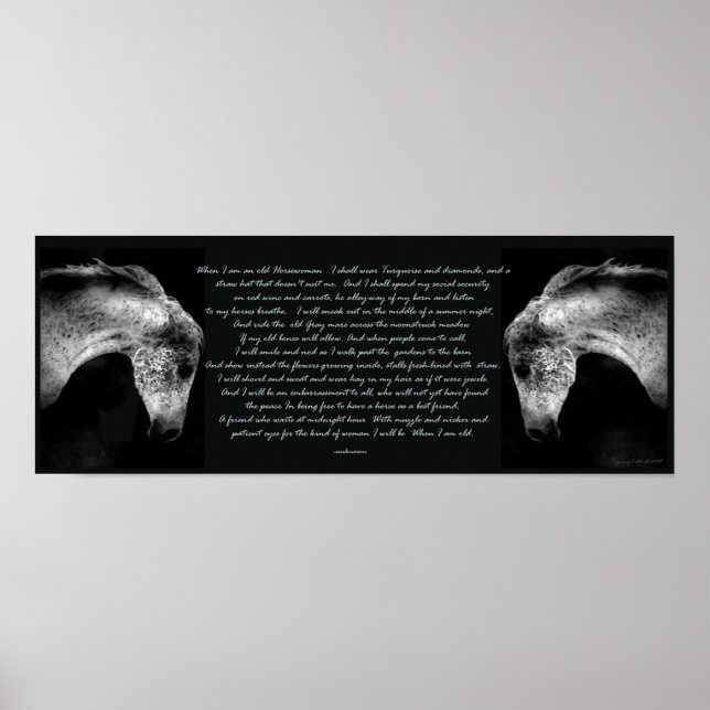 Quando eu sou uma Impressão de Velho Cavaleiro (Frente)