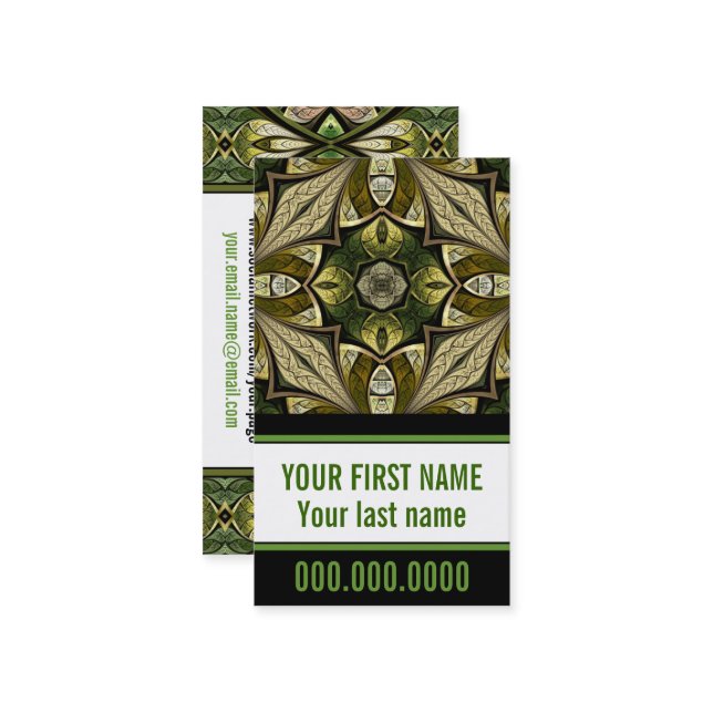 Quando O Vento Ocidental Explode O Cartão de visit (Frente/Verso In Situ)