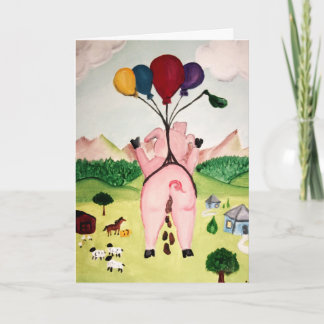 Quando os porcos voarem o cartão de trabalho novo