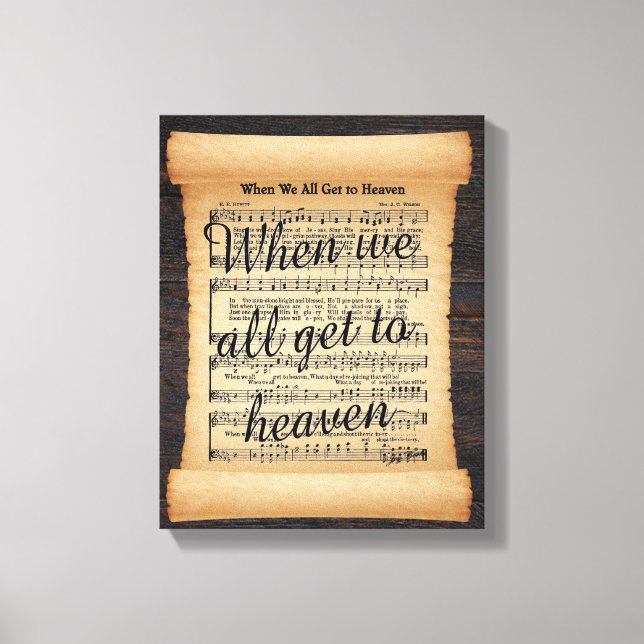 Quando Todos Chegamos Ao Céu, Impressão De Telas E (Frente)