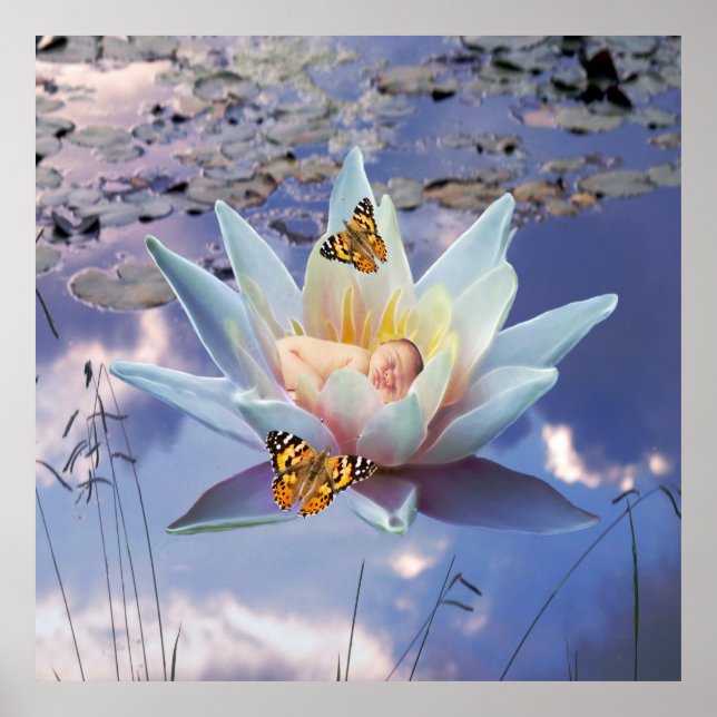 Quando um bebê vai dormir poster (Frente)