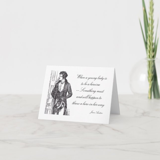 Quando uma jovem senhora dever ser um cartão da (Frente)