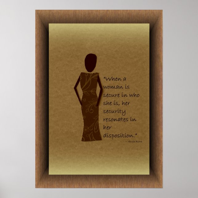 Quando Uma Mulher É Poster Segura (Frente)