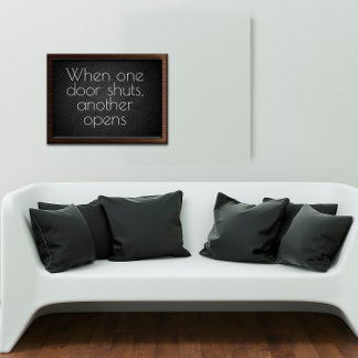 Quando uma porta inspiradora poster