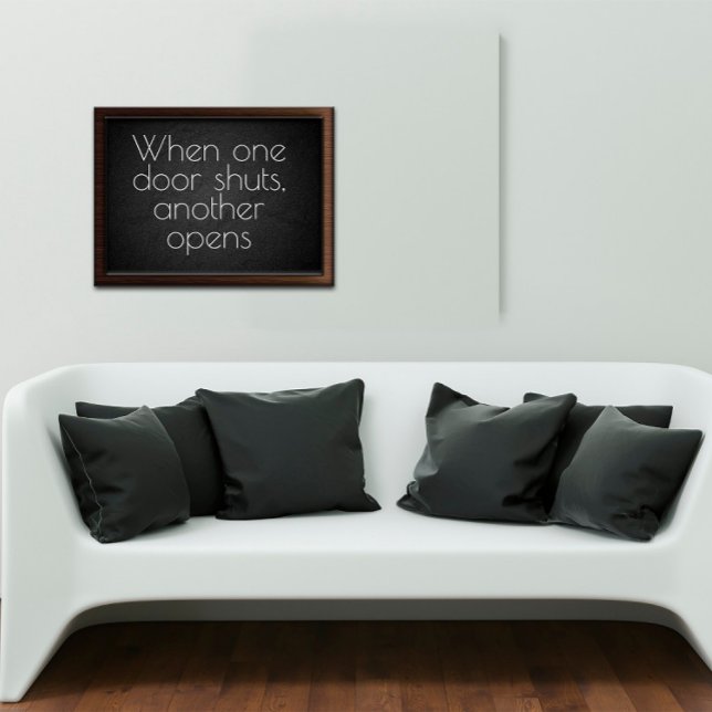 Quando uma porta inspiradora poster (Criador carregado)