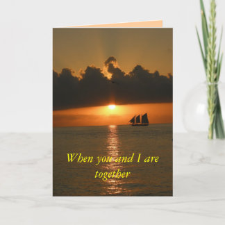 Quando você e eu formos junto - CARTÃO