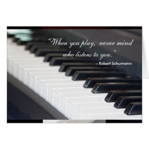 Quando você jogar o cartão do piano