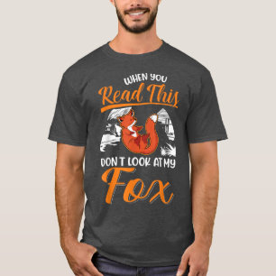 Quando você lê isso Não olhe para minha camisa de 