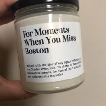 Quando Você Perde a Etiqueta de Vela de Boston